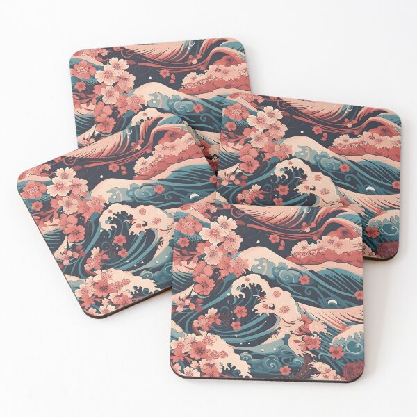Item preview, Seamless Japanese pattern on the theme of sakura blossom. Simple seamless pattern for fabric, textile, gift wrap, and wallpaper. designed and sold by SeamlessGuru.
