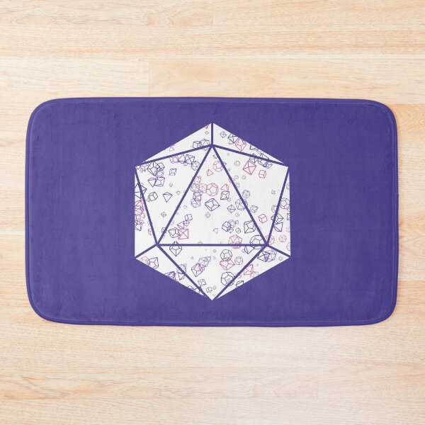Item preview, Plum D20 Dice Hoard - Pink, Purple and White designed and sold by AvengingSassy.
