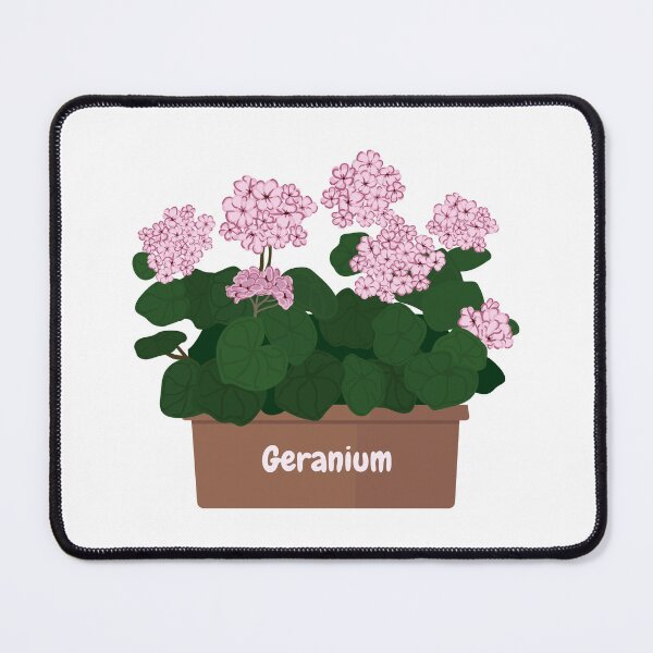 Item preview, Pink Geranium Flowers in the Pot designed and sold by silviaol.