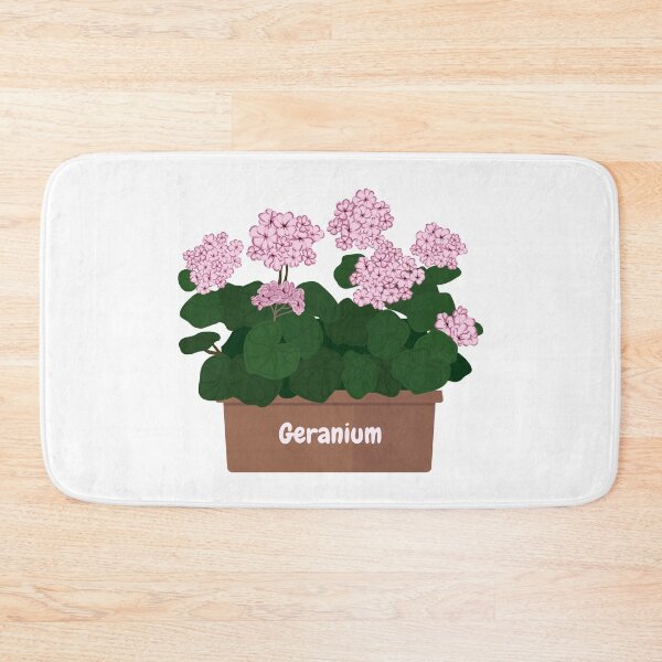 Item preview, Pink Geranium Flowers in the Pot  designed and sold by silviaol.