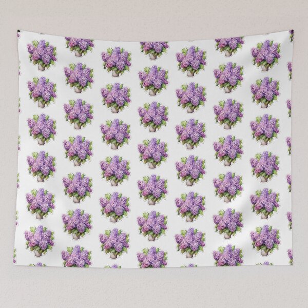 Item preview, watercolor lilacs designed and sold by RavenWrangler.