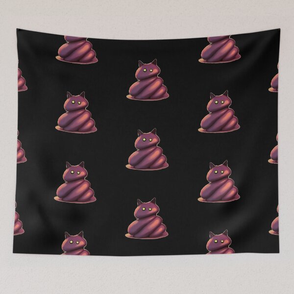 Item preview, Kitty Poop Monster - Fat Cat Studios designed and sold by FatCatStudios.
