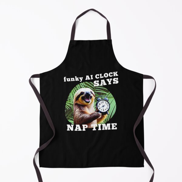 Item preview, Funky sloth AI clock designed and sold by rocklegends99.