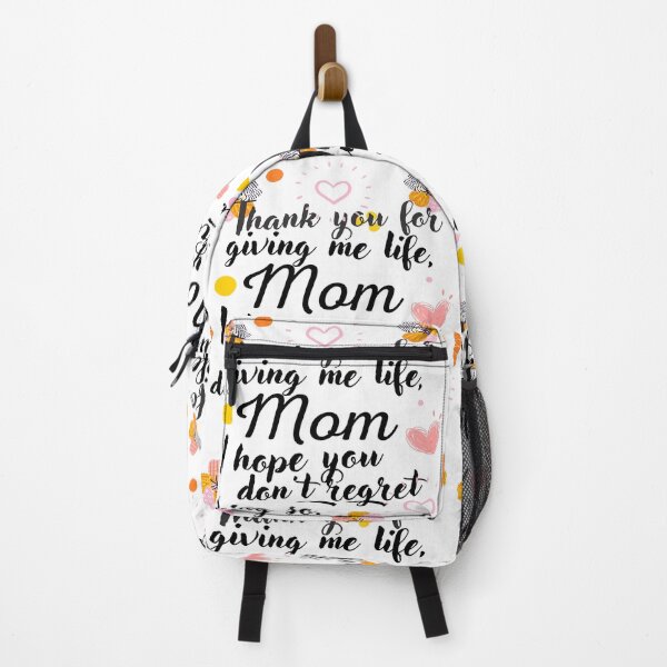 Item preview,  Thank You For Giving Me Life Mom! Greeting Mothers Day Show her your love and gratitude! White version designed and sold by GioFranBer.