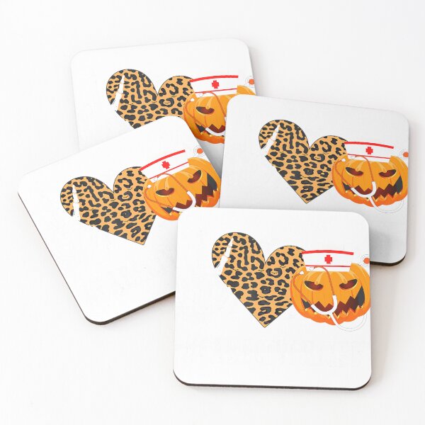 Item preview, Caregiver Peace Love Pumpkin Funny Halloween Leopard 	 designed and sold by abolisdewiez.
