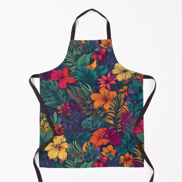 Item preview, Tropical Flowers and Leaves in Rainbow Colors - Neon and Vibrant Design designed and sold by lolomastudio.