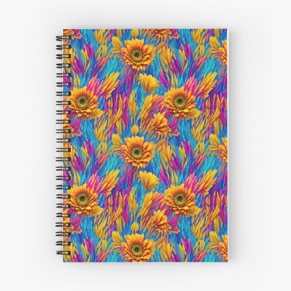 Item preview, Rainbow Flower Repeating seamless high color designed and sold by Ritchie-Dee.