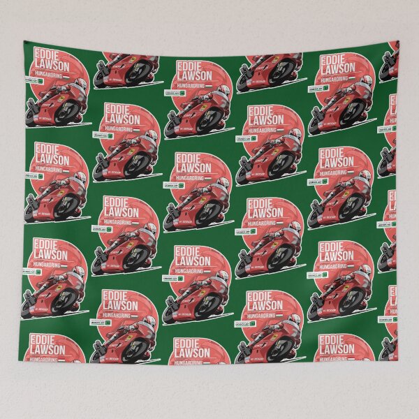 Item preview, Eddie Lawson 1992 Hungaroring    designed and sold by DCRCarCulture.