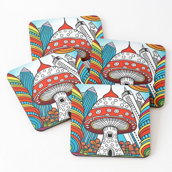 Item preview, Magic Mushroom City designed and sold by ParadoxJane.