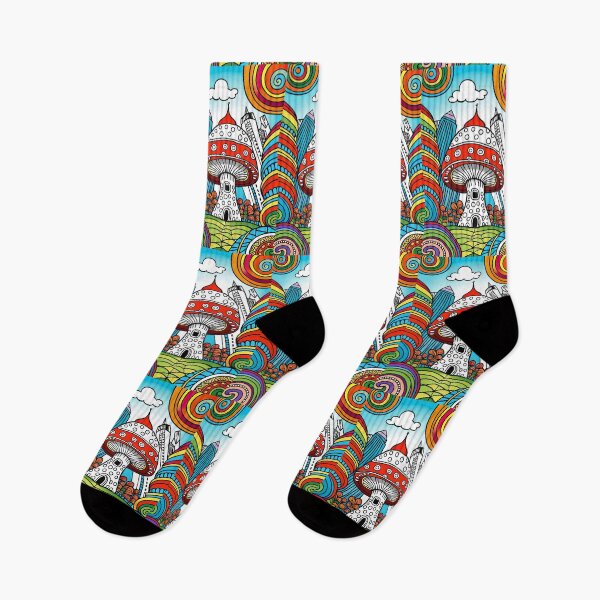 Item preview, Magic Mushroom City designed and sold by ParadoxJane.