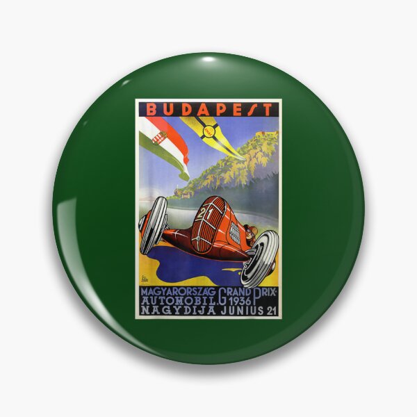 Item preview, Budapest Grand Prix vintage motor racing    designed and sold by DCRCarCulture.