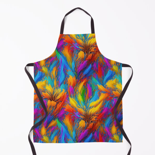 Item preview, Highly complex and high color repeating rainbow flower seamless pattern  designed and sold by Ritchie-Dee.