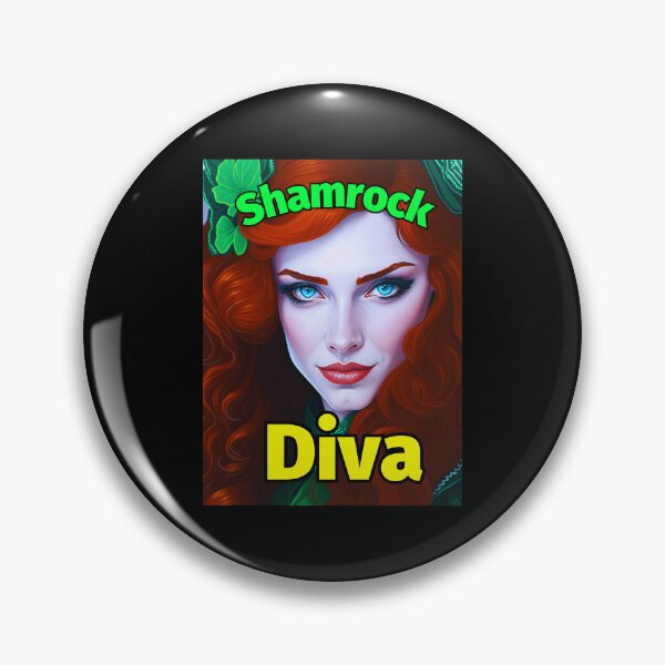 Item preview, Shamrock Diva Red Hair designed and sold by IrishPOD.