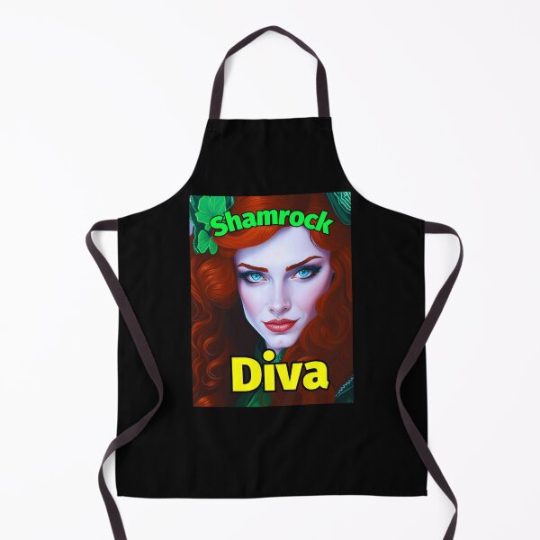Item preview, Shamrock Diva Red Hair designed and sold by IrishPOD.
