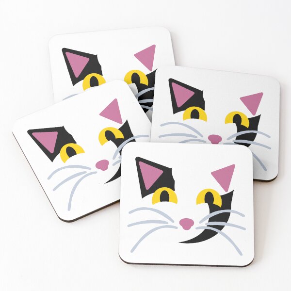 Item preview, cute piebald cat designed and sold by EightBuffalo.