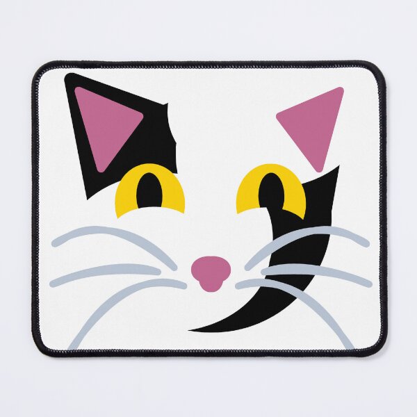 Item preview, cute piebald cat designed and sold by EightBuffalo.