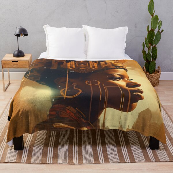 Item preview, Afrofuturism Art designed and sold by MidJourneymen.