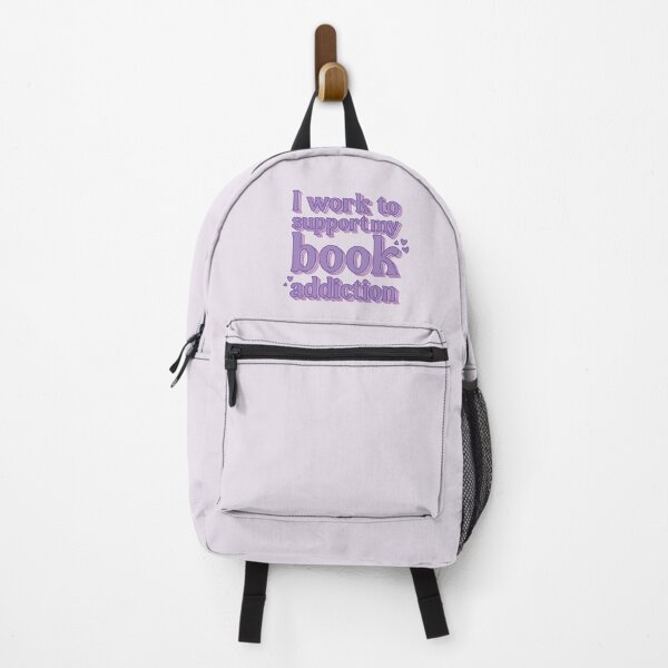 Item preview, I work to support my book addiction designed and sold by Aspie Turtle.