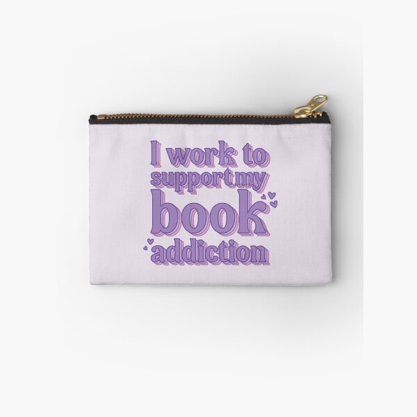 Item preview, I work to support my book addiction  designed and sold by Aspie Turtle.