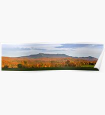 Mount Mansfield Foliage - Panorama Poster