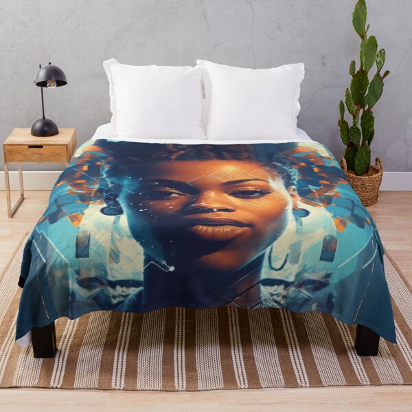 Item preview, Afrofuturism Art designed and sold by MidJourneymen.