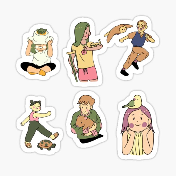 90s stickers funny pack  Sticker for Sale by ParisCool