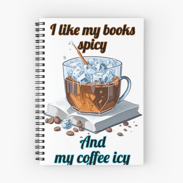 Item preview, I like my books icy and my coffee spicy designed and sold by ARTSY900.