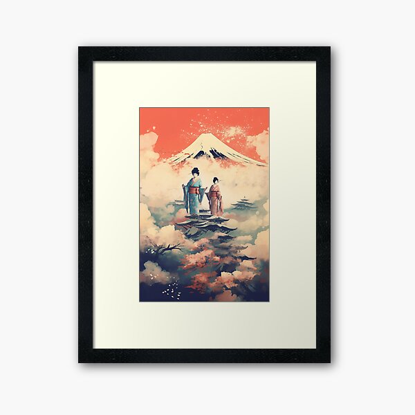 Aperçu de l'œuvre Art Ukiyo-e créée et vendue par MidJourneymen.