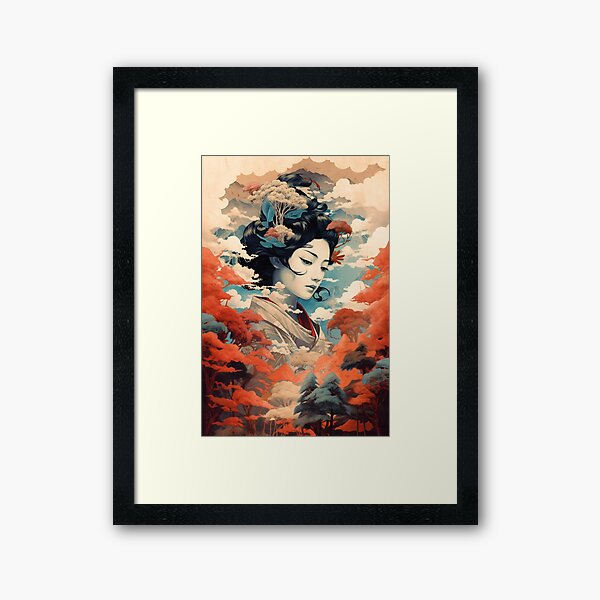 Aperçu de l'œuvre Art Ukiyo-e créée et vendue par MidJourneymen.