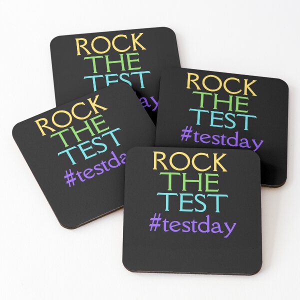 Item preview, Funny Rock The Test Final Exam Testing Teacher Student designed and sold by MagicSD Designs.