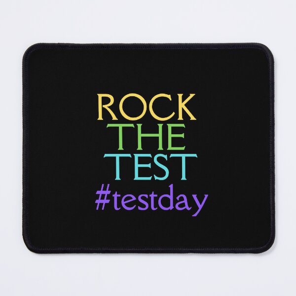 Item preview, Funny Rock The Test Final Exam Testing Teacher Student designed and sold by MagicSD Designs.