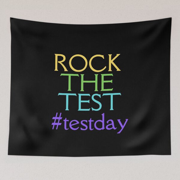 Item preview, Funny Rock The Test Final Exam Testing Teacher Student designed and sold by MagicSD Designs.