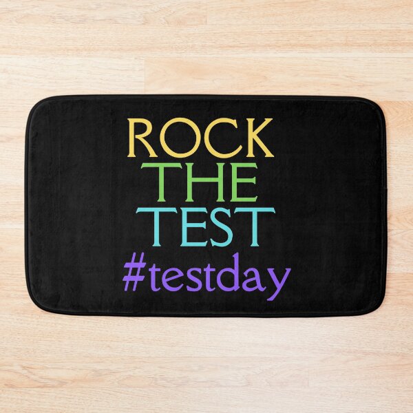Item preview, Funny Rock The Test Final Exam Testing Teacher Student designed and sold by MagicSD Designs.