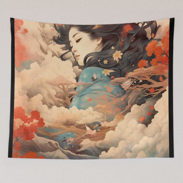 Artikelvorschau, Ukiyo-e-Kunst entworfen und verkauft von MidJourneymen.