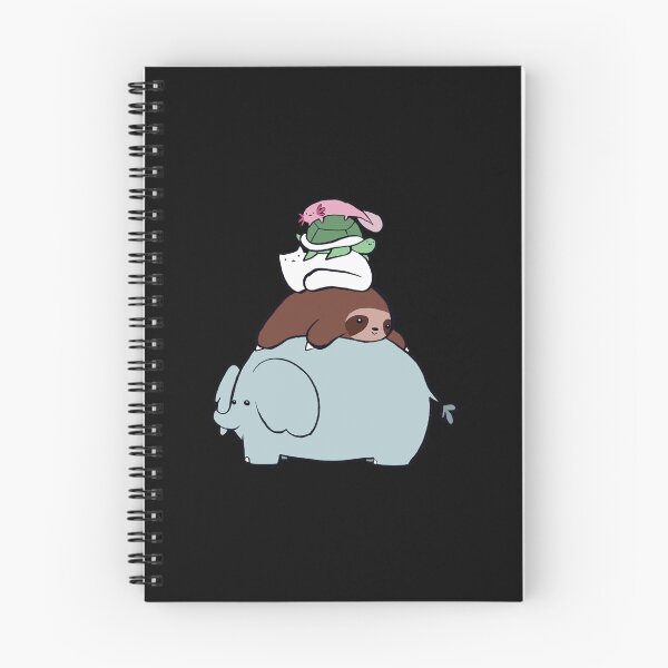 Item preview, Elephant Sloth Cat Turtle Axolotl  designed and sold by AllisoMueller.
