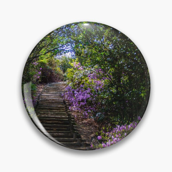 Item preview, Escaleras a través de la naturaleza floreciente designed and sold by Shizenkai.