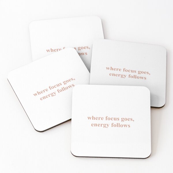 Item preview, where focus goes, energy follows designed and sold by goldenstyles-.