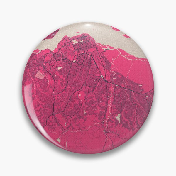 Item preview, Kinshasa City Map DR Congo  - Blossom designed and sold by deMAP.