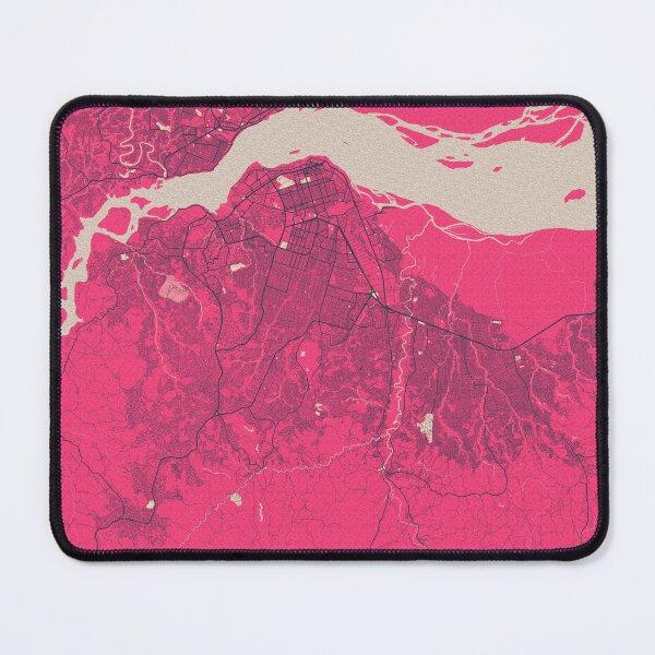 Item preview, Kinshasa City Map DR Congo  - Blossom designed and sold by deMAP.