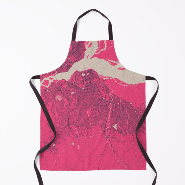 Item preview, Kinshasa City Map DR Congo - Blossom designed and sold by deMAP.