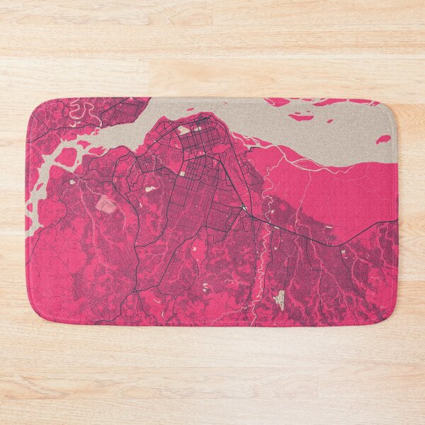 Item preview, Kinshasa City Map DR Congo  - Blossom designed and sold by deMAP.