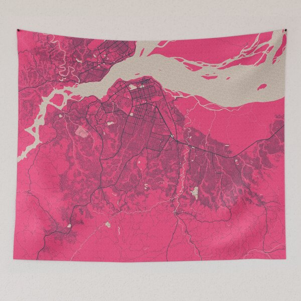 Item preview, Kinshasa City Map DR Congo  - Blossom designed and sold by deMAP.
