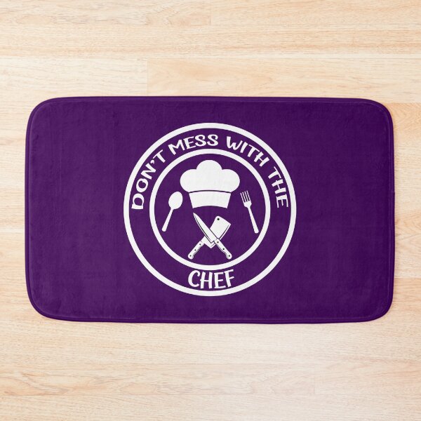 Item preview,  Don't Mess With The Chef, Funny Chef Quote, Funny Cook Quote designed and sold by DesignHouse07.