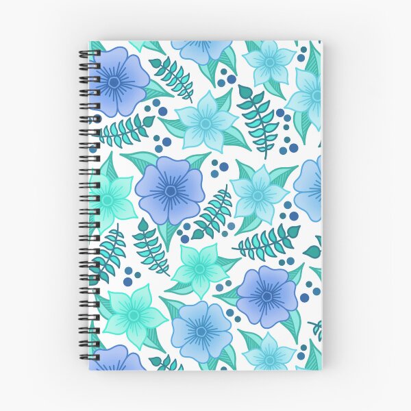 Item preview, Blue Flower Plant Pattern designed and sold by KcmArts.