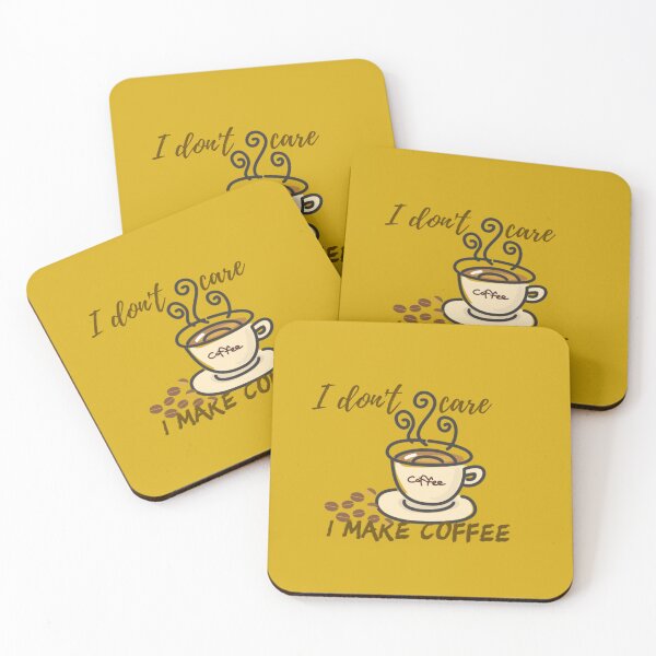 Item preview, II don't care, I make coffee designed and sold by DreamPrint Collective.