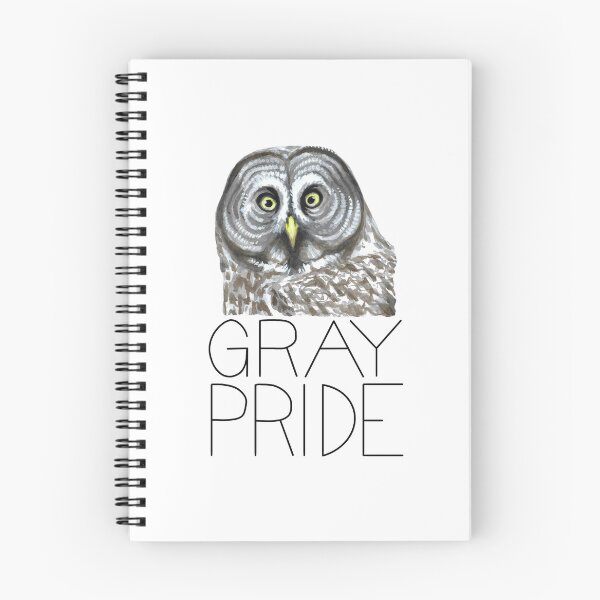 Item preview, Gray Pride (Great Gray Owl) Trevor Project Fundraiser designed and sold by LauraWolfArtist.