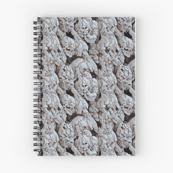 Item preview, Crushed Skulls high detailed repeating seamless pattern designed and sold by Ritchie-Dee.