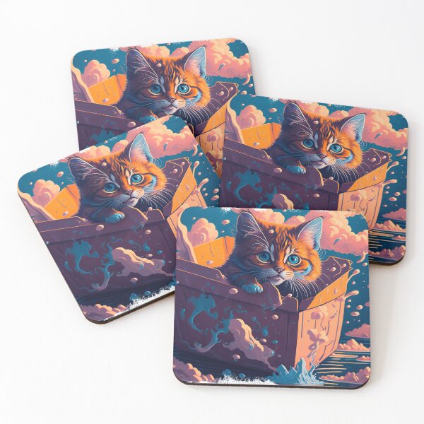 Item preview, drifting kitty designed and sold by eva3dadan.