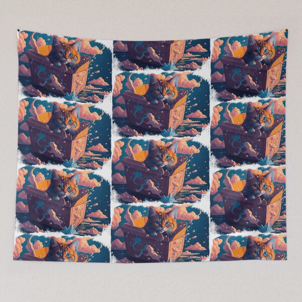 Item preview, drifting kitty designed and sold by eva3dadan.