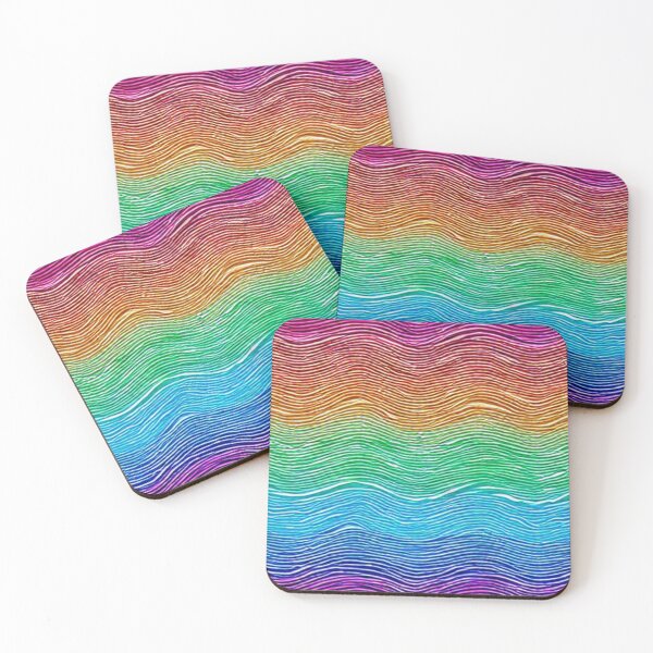 Item preview, Abstract Rainbow Waves designed and sold by calibrit.